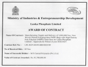 Award of Contract